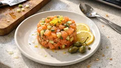 Lachs-Apfel-Tatar in 10 Minuten: frisch, elegant und perfekt als Vorspeise