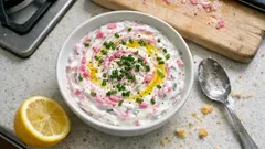 Radiesli-Tsatsiki: frischer Apéro-Dip, der nicht verwässert